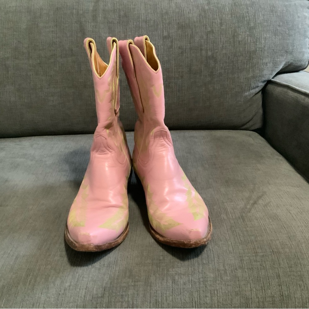 Pink Western Boots